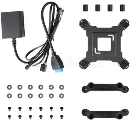 Photo de Kit Watercooling AIO Antec Vortex View RGB - 360mm (Noir)