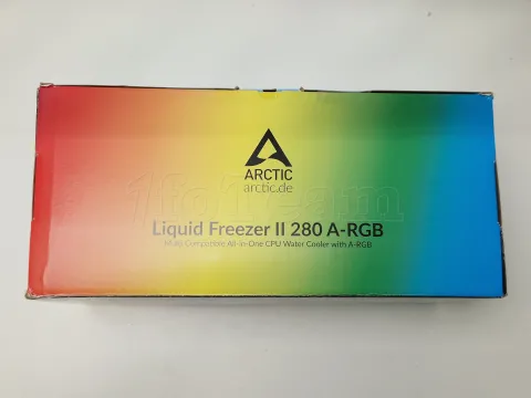 Photo de Kit Watercooling AIO Arctic Liquid Freezer II aRGB - 280mm (Noir) - ID 201359
