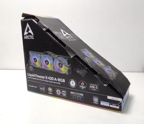 Photo de Kit Watercooling AIO Arctic Liquid Freezer II RGB - 420mm (Noir) - ID 209123