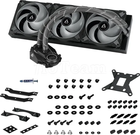 Photo de Kit Watercooling AIO Arctic Liquid Freezer II RGB - 420mm (Noir)