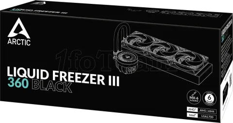 Photo de Kit Watercooling AIO Arctic Liquid Freezer III - 360mm (Noir)