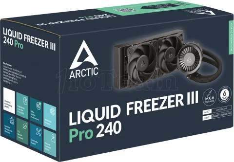 Photo de Kit Watercooling AIO Arctic Liquid Freezer III Pro - 240mm (Noir)