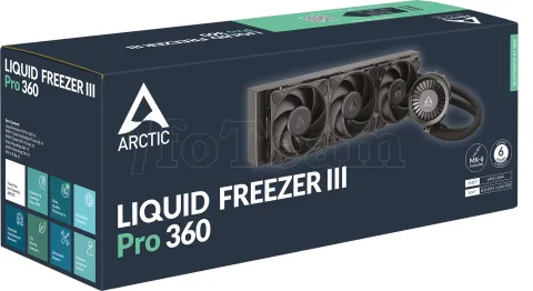 Photo de Kit Watercooling AIO Arctic Liquid Freezer III Pro - 360mm (Noir)
