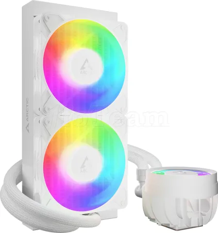 Photo de Kit Watercooling AIO Arctic Liquid Freezer III Pro RGB - 240mm (Blanc)