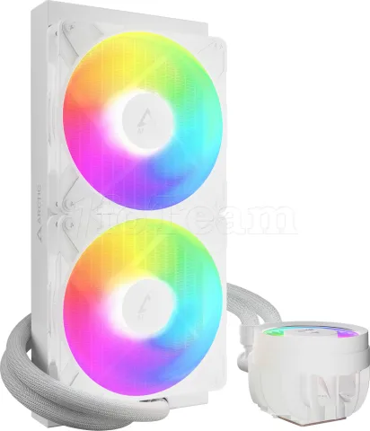 Photo de Kit Watercooling AIO Arctic Liquid Freezer III Pro RGB - 280mm (Blanc)