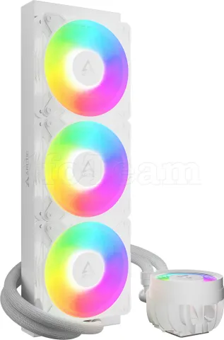 Photo de Kit Watercooling AIO Arctic Liquid Freezer III Pro RGB - 360mm (Blanc)