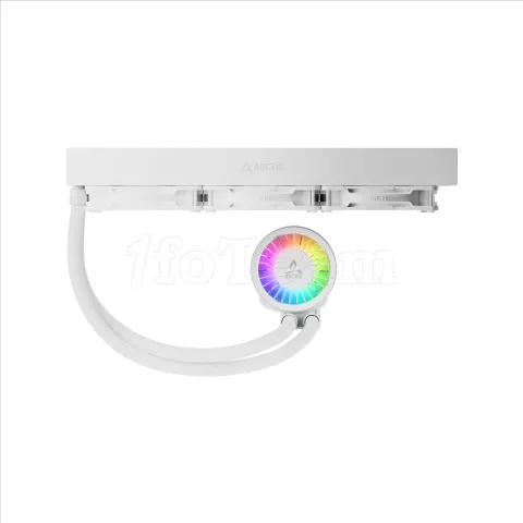 Photo de Kit Watercooling AIO Arctic Liquid Freezer III Pro RGB - 360mm (Blanc)