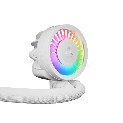 Photo de Kit Watercooling AIO Arctic Liquid Freezer III Pro RGB - 360mm (Blanc)