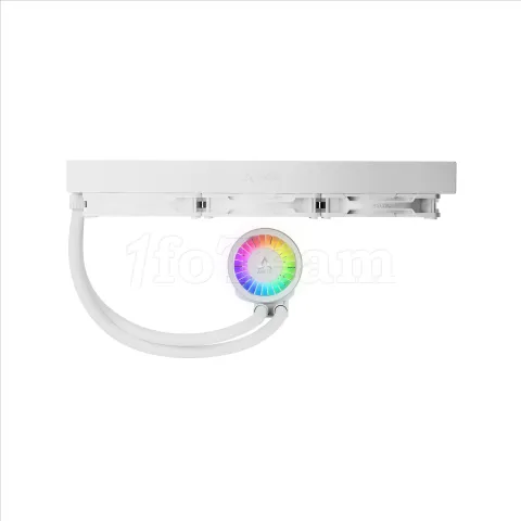 Photo de Kit Watercooling AIO Arctic Liquid Freezer III Pro RGB - 420mm (Blanc)