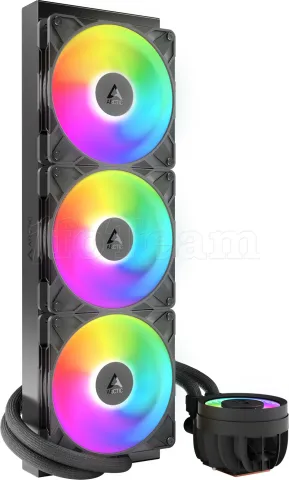 Photo de Kit Watercooling AIO Arctic Liquid Freezer III Pro RGB - 420mm (Noir)