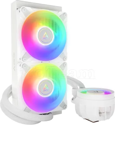 Photo de Kit Watercooling AIO Arctic Liquid Freezer III RGB - 240mm (Blanc)