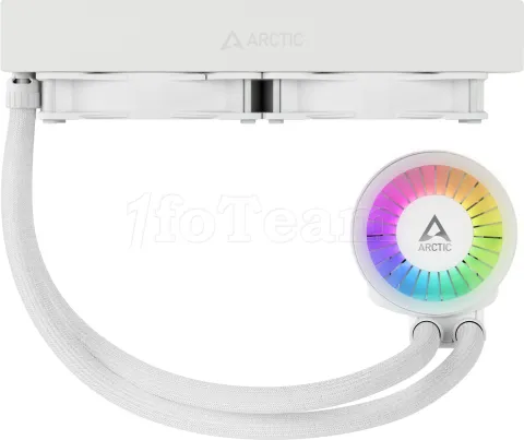 Photo de Kit Watercooling AIO Arctic Liquid Freezer III RGB - 240mm (Blanc)