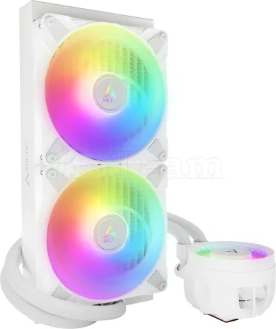 Photo de Kit Watercooling AIO Arctic Liquid Freezer III RGB - 280mm (Blanc)