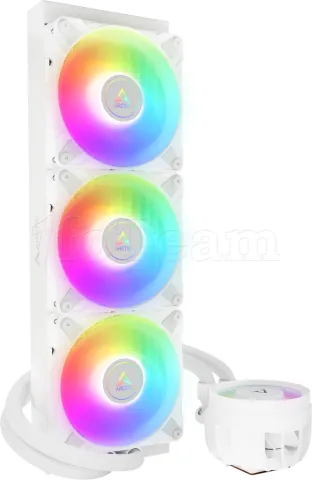 Photo de Kit Watercooling AIO Arctic Liquid Freezer III RGB - 360mm (Blanc)