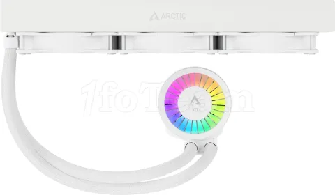 Photo de Kit Watercooling AIO Arctic Liquid Freezer III RGB - 360mm (Blanc)