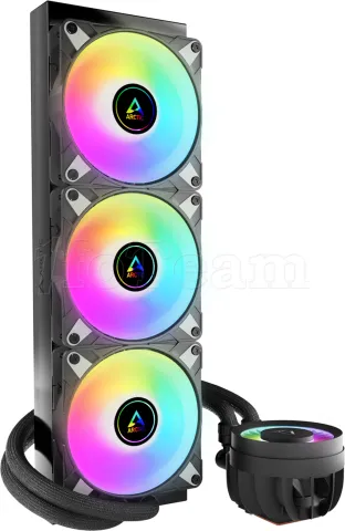 Photo de Kit Watercooling AIO Arctic Liquid Freezer III RGB - 360mm (Noir)