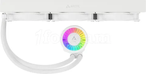 Photo de Kit Watercooling AIO Arctic Liquid Freezer III RGB - 420mm (Blanc)