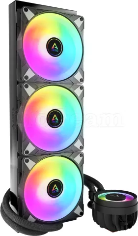 Photo de Kit Watercooling AIO Arctic Liquid Freezer III RGB - 420mm (Noir)