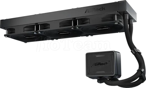 Photo de Kit Watercooling AIO ASRock Challenger Pure - 360mm (Noir)