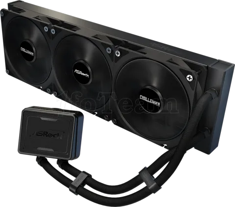 Photo de Kit Watercooling AIO ASRock Challenger Pure - 360mm (Noir)