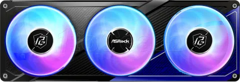 Photo de Kit Watercooling AIO ASRock Phantom Gaming LCD RGB - 360mm (Noir)