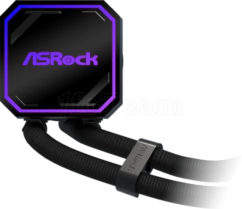 Photo de Kit Watercooling AIO ASRock Pro RGB - 240mm (Noir)