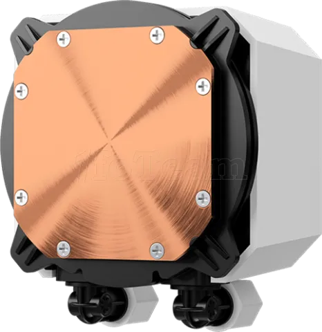 Photo de Kit Watercooling AIO ASRock Pro RGB - 360mm (Blanc)