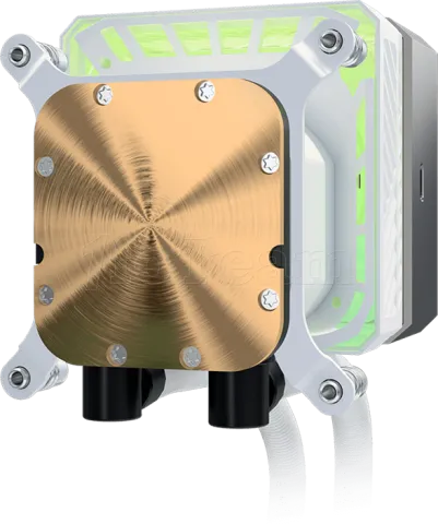 Photo de Kit Watercooling AIO ASRock Steel Legend LCD - 360mm (Blanc)