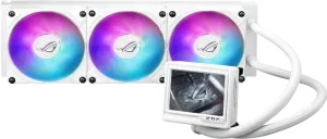 Photo de Kit Watercooling AIO Asus Rog RYUJIN III extreme ARGB - 360mm (Blanc)