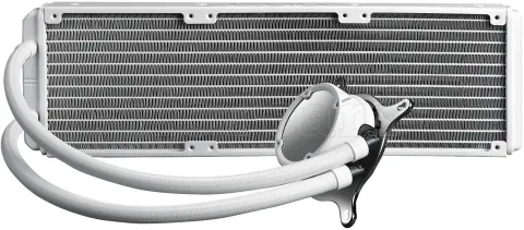 Photo de Kit Watercooling AIO Asus Rog Strix LC II ARGB - 360mm (Blanc)