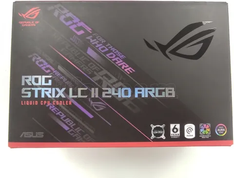 Photo de Kit Watercooling AIO Asus Rog Strix LC II RGB - 240mm (Noir) - SN N1RCCG000ETU - ID 204591