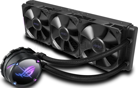 Photo de Kit Watercooling AIO Asus Rog Strix LC II RGB - 360mm (Noir)