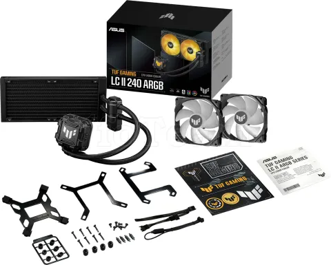 Photo de Kit Watercooling AIO Asus Tuf Gaming LC II RGB - 240mm (Noir)