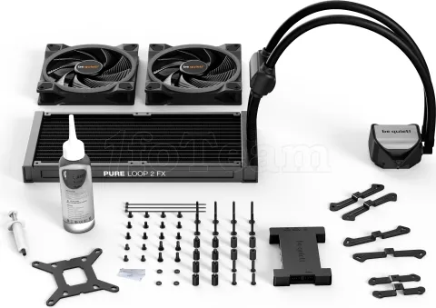 Photo de Kit Watercooling AIO Be Quiet Pure Loop 2 FX RGB - 280mm (Noir)