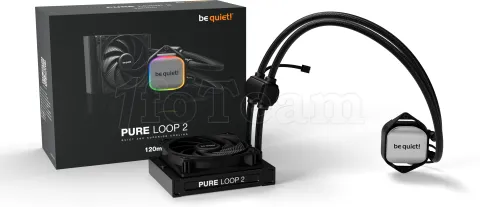 Photo de Kit Watercooling AIO Be Quiet Pure Loop 2 RGB - 120mm (Noir)