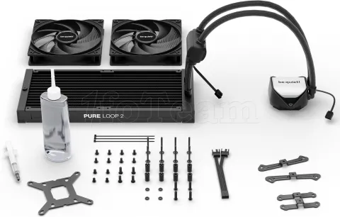 Photo de Kit Watercooling AIO Be Quiet Pure Loop 2 RGB - 280mm (Noir)