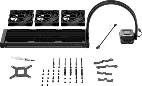Photo de Kit Watercooling AIO be quiet! Pure Loop 3 - 360mm (Noir)