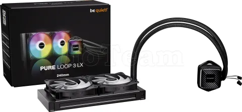 Photo de Kit Watercooling AIO be quiet! Pure Loop 3 LX RGB - 240mm (Noir)