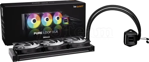 Photo de Kit Watercooling AIO be quiet! Pure Loop 3 LX RGB- 360mm (Noir)