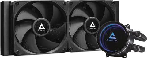 Photo de Kit Watercooling AIO Chieftec Iceberg Dark RGB - 240mm (Noir)