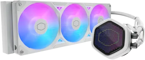 Photo de Kit Watercooling AIO Cooler Master MasterLiquid Atmos II Pixel LED ARGB - 360mm (Noir)