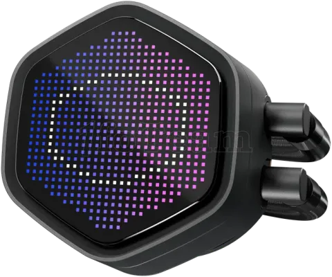 Photo de Kit Watercooling AIO Cooler Master MasterLiquid Atmos II Pixel LED RGB - 240mm (Noir)