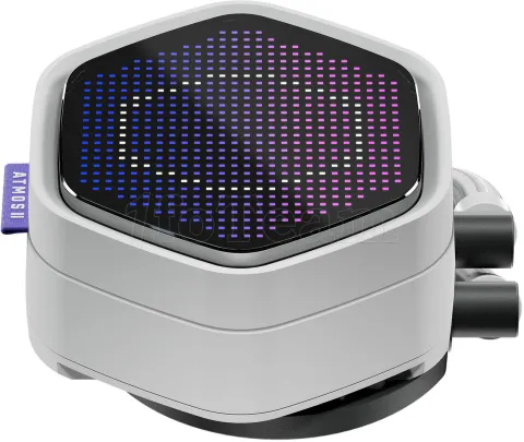 Photo de Kit Watercooling AIO Cooler Master MasterLiquid Atmos II Pixel LED RGB - 360mm (Blanc)