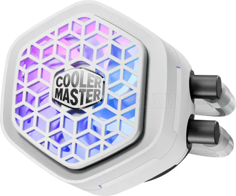 Photo de Kit Watercooling AIO Cooler Master MasterLiquid Atmos II VRM RGB - 240mm (Blanc)