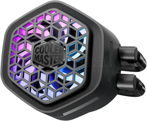 Photo de Kit Watercooling AIO Cooler Master MasterLiquid Atmos II VRM RGB - 360mm (Noir)