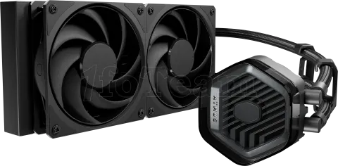 Photo de Kit Watercooling AIO Cooler Master MasterLiquid Atmos Stealth - 240mm (Noir)
