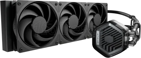 Photo de Kit Watercooling AIO Cooler Master MasterLiquid Atmos Stealth - 360mm (Noir)
