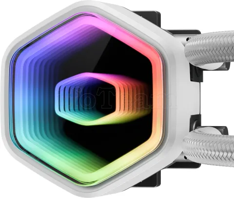 Photo de Kit Watercooling AIO Cooler Master MasterLiquid Core II RGB - 240mm (Blanc)