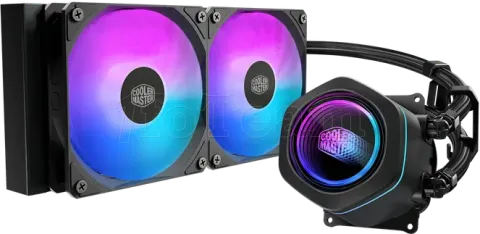 Photo de Kit Watercooling AIO Cooler Master MasterLiquid Core Nex aRGB - 240mm (Noir)