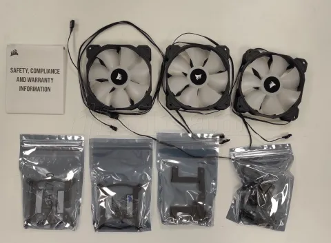 Photo de Kit Watercooling AIO Corsair H150 RGB - 360mm (Noir) - SN A24JA41100U7MR - ID 206921